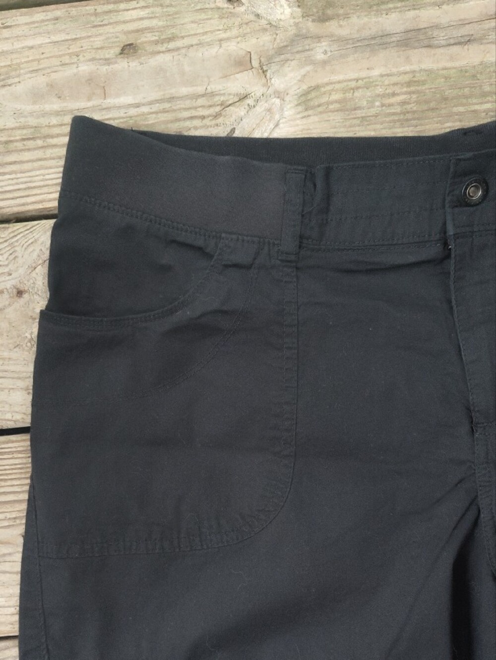Womens Lee Black Cargo Capri Pants Never Worn - Picture 2 of 8